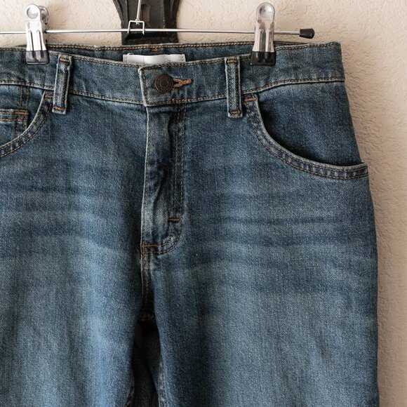 Wrangler Denim Boys Sz 14 Slim Medium Blue Wash Jeans Classic Bootcut Western - Picture 7 of 7